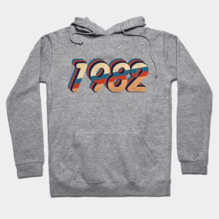 1982 - vintage retro 70s future b Hoodie